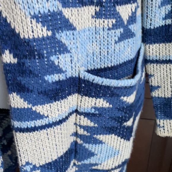 Anti Ballistic Aztec Knit Open Cardigan M - Picture 3 of 12